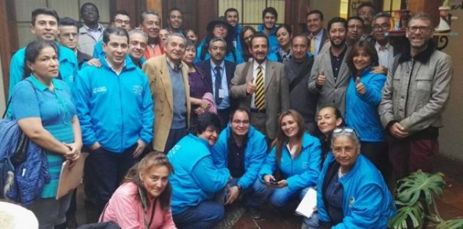 En el recorrido que coordinamos con el Instituto Distrital de la Participación y la Acción Comunal (IDPAC).