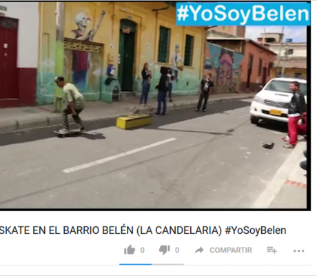 Escuela  SKATE en el barrio Belén (LA CANDELARIA)